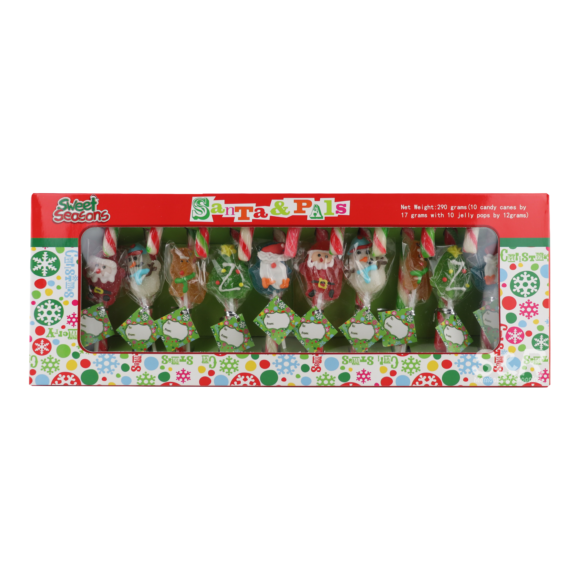 Sweet Seasons Holiday Candy Canes 10pcs Sweet Seasons Holiday Candy Canes 10pcs